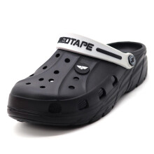 Red Tape Designer Clogs, Sandalen Mit Verstellbarem Riemen Für Herren Schwarz - 8 UK