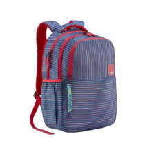American Tourister Mia 3.0 Style 01, Sac À Dos Scolaire 26 L Compartiments Avec Organiseur Avant - Gris