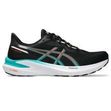 Asics Zapatillas de Running GT-1000 13 Hombre Negro/Aguamarina - 6 UK (1011B858.005)