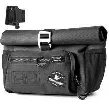 Rhinowalk Bolsa para Manillar de Bicicleta con Sistema de Liberación Rápida, Funda Impermeable y Correa para el Hombro para Bicicleta Plegable para