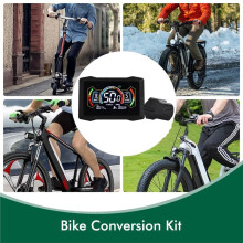 Medidor LCD NFC H7C para Bicicleta Elétrica 24V/36V/48V/60V/72V Tipo C, Velocímetro LCD Colorido para Scooter Elétrica, UART NFC, Conector SM6PIN