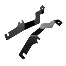 1 Par de Soportes para Focos de Capó, Soporte para Luces del Pilar A para Raptor F-150 15-20, Soporte Auxiliar para Luces Antiniebla de Luz Alta