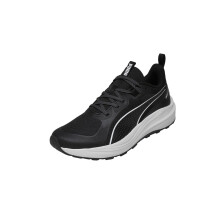Puma | Flare Pro Trail Scarpe da Corsa Reattive | Nero-Grigio Piuma | 6Uk