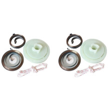 2X 5200 5800 52Cc 58Cc pour Tronçonneuse Chinoise Démarreur Facile Ressort de Recul Poulie Corde Kit de Réparation Scies à Gaz