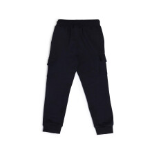 U.S. Polo Assn. Niños Pantalones Azul Sólido Algodón Con Cordón Ajustable Talla 9 Años
