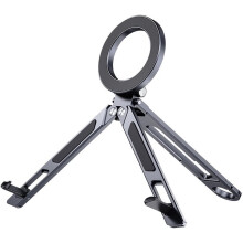 Magnetic Pad Tripod Stand Universal Phone Holder Aluminium Maglock Smartphone Tripod Tablet Holder Stand