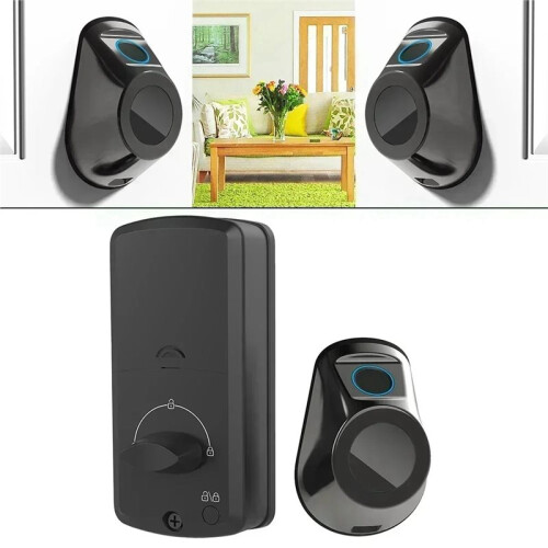Fingerprint Door Lock with Multiple Unlocking Options and Automatic Locking Feature for Enhanced Security
