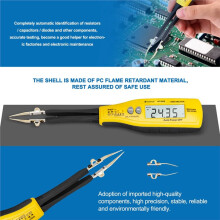 Digital Auto-Recognition Multimeter, SMD Portability Tester Tool, for Resistors Capacitors Diodes