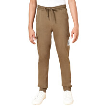 Jongens Coolsters Khaki Trainingsbroek Regular Fit, Olijfgroen, 15-16 Jaar