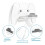 Game Controller Wall Mount Bracket Storage Rack for PS4 PS5  Gamepads Wall Mounted Stand Hanger Holder 2PCS 4