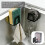 10 Pack Pot Lid Holders with Hook, Pot and Pan Hangers for Kitchen Inside Cabinet Wall Mount Rack , Space-Saving Design 3
