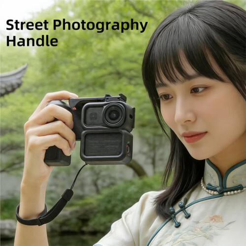 for  Osmo  Camera Grip Holder Portable Quick-Release Bracket Cage Grip Shutter Kit Hand Street Shoot Housing 2