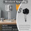 For  A1/A1  Quick-Swap Hotend 0.4mm Stainless Steel Nozzle Integrated Structure Hot End Replacement 3