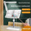 Angle Adjustable Reading Stand with Light Multifunction Lifting Tablet Holder Laptop Bracket Desktop Bookshelf B 6