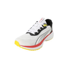 Puma Uomini, Galaxis Pro, Bianco-Nero-Rosso Attivo, Scarpe da Corsa-6Uk (31176703)