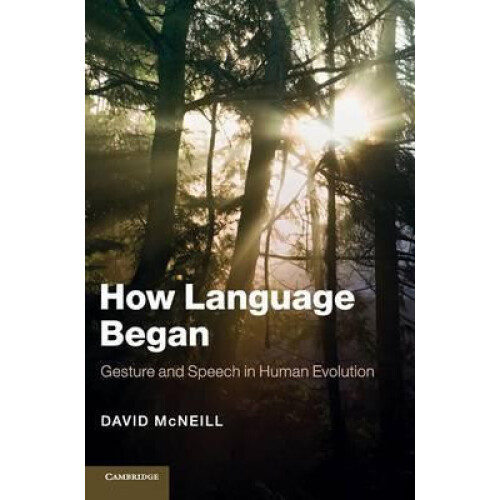 How Language Began by David McNeill Hardcover Book