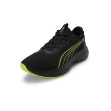 Puma Hombre, Galaxis Pro, Negro-Lima Smash-Gris Fuerte, Zapatilla de Correr-7Uk (31176701)