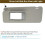 Visor Solar com Luz para  Titan 2004-2024 QX56  2004-2014 Esquerdo 96401-EZ70B 6