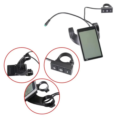NEW IMAGE M5 LCD Display V3.0-EU Version for OUXI V8 500W Replacement Part for Fat E-Bike Version Scooter Accessories 1