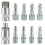 10PCS Quick Couplings - 1/4 Air Compressor Accessories Pneumatic Couplings for Efficient Use 6