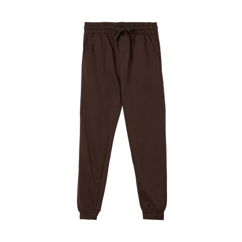 Max Pojkar Stickade Joggers, Brun, 14-16 År