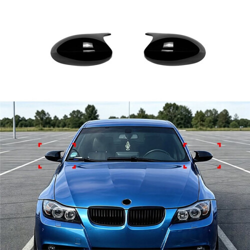 Rearview Mirror Cover Trim for  1 3 Series E81 E82 E87 E90 E91 E92 E93 Side Mirror Wing Cover Cap Accessories 1
