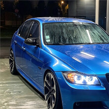 Rearview Mirror Cover Trim for 1 3 Series E81 E82 E87 E90 E91 E92 E93 Side Mirror Wing Cover Cap Accessories