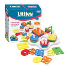 Little'S Geometriska Formsorter | 25 Delar Med 5 Former & Färger | Främjar Sensorisk Utveckling