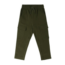 Gap Kids Jongens Effen Mid Rise Straight Fit Joggers, Groen, 6Y