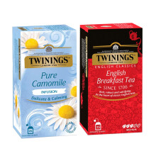Twinings Super Saver Kombi 25S Kamille Tb Hs (0124) + 25S English Breakfast Tb Hs