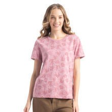 Jockey A144 T-Shirt Donna Mezze Maniche In Cotone Super Pettinato_Lilas_M