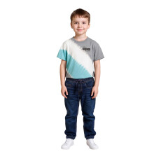 Max Chicos Pantalones Jogger Denim Lavados Slim Fit (Azul_6-8 Años)
