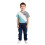 Jogging en Denim Slim Fit pour Garçons (Bleu_6-8 Ans) 1