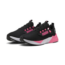 Puma, Unisex-Adult, Retaliate 3, Negro-Sun Struck-Blanco, Zapatilla Running, 9Uk, (37947828)