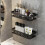Xmart India Mensole da Bagno Adesive in Plastica Organizer Murale per Cucina 1