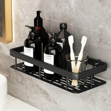 Dhrumit Zelfklevende Multifunctionele Badkamerplanken | Ruimtebesparende Organizer Racks Voor Badkamer