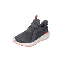 Puma Unisex-Adult Softride Carson Sliptech, Gris Oscuro-Rojo Brillante-Blanco Cálido, Zapatilla 9Uk