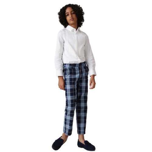Pantaloni a quadri blu regular fit One Friday Boys
