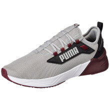 Puma, Unisex, Retaliate 3, Negro-Gris Eco-Rubí Brillante, Zapatilla de Correr, 11Uk, (37947839)