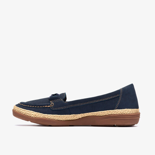 Clarks Elaina Milly Navy Nubuck 1