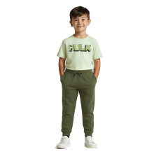 Max Pojkar Stickade Avslappnade Joggers (Grön_6-8 År)
