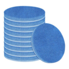 10-Pack Polyester Vervangingsfilter voor Drogerventilatie Binnenshuis, Rond Vervangingsfilter Geschikt voor Kiss Core-Binnenruimtes