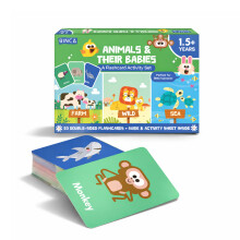 Animal Flash Cards for Toddlers 1–4 – Montessori Learning Cards Animals Th