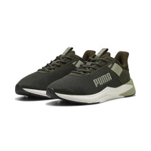 Puma | Unisex-Volwassenen | Future Wave Ultra Lichtgewicht Hardloopschoenen | Donker Olijf-Lux Army-Glowing Red | 11Uk