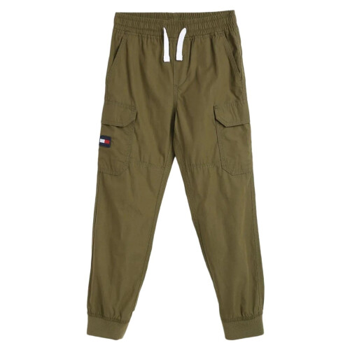 Tommy Hilfiger Jogging Garçon Uni Coupe Régulière Coton Olive
