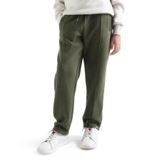 Rare Ones Kinderen Itali-B Olive Katoenmix Trekkoord Recht Model Trainingsbroek, Olijf, 8-9J