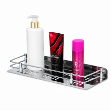 Marqo Edelstahl Badezimmerregal, Wandmontierter Organizer, 30X12X8 Cm