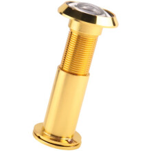 3X 200 Degree Retractable 36-58mm Security Door Viewer Peephole Peep Hole Spyhole + Cover, Gold
