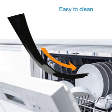 4X Silicone Stove Space Covers, Heat Resistant Oven Space Filler Seals Space Between Stovetop and Counter Black
