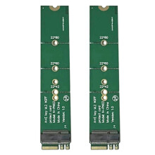 2X WiFi Wireless Card Extension Adapter Protection Card for A+E Key E-Key M.2 NGFF Multi-Functional Network Card